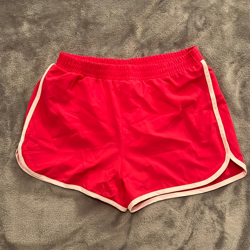 hot pink athletic shorts